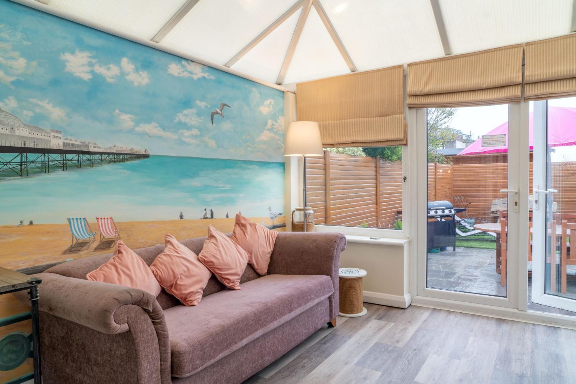 Sunny Queens Park Home - Garden & Private Parking Hove Exteriér fotografie